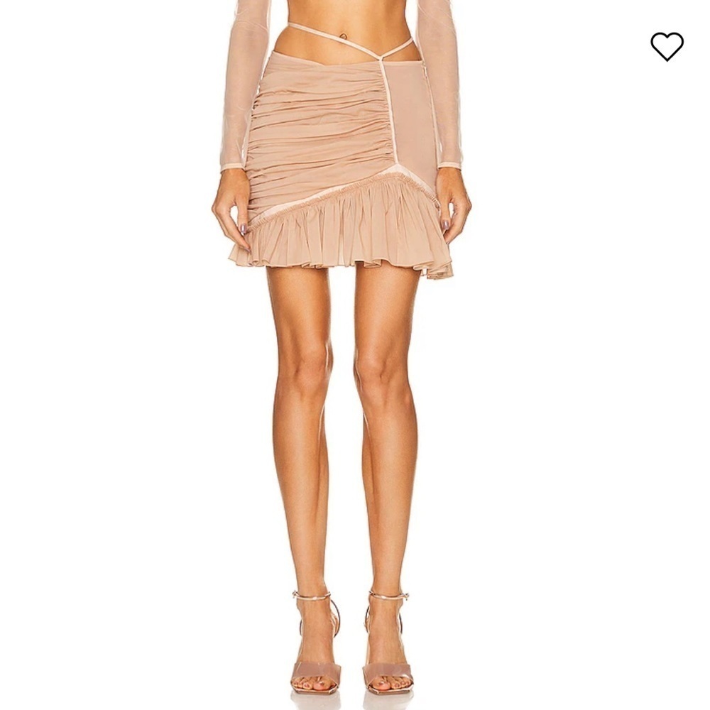 NWT NENSI DOJAKA Asymmetric Frill Mini Skirt